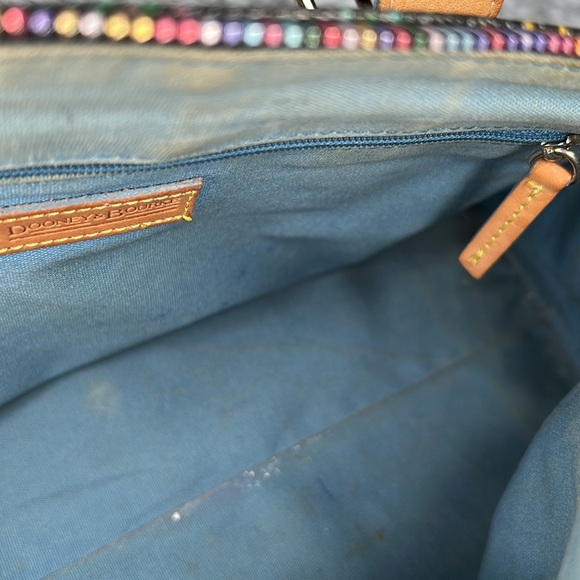 Authentic Dooney & Bourke Monogram Multi-colored Purse - Picture 5 of 8